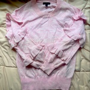 J Crew Ruffle Sleeve Sweater - Extra Small